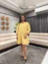 Honey Beige Cotton Tunic
