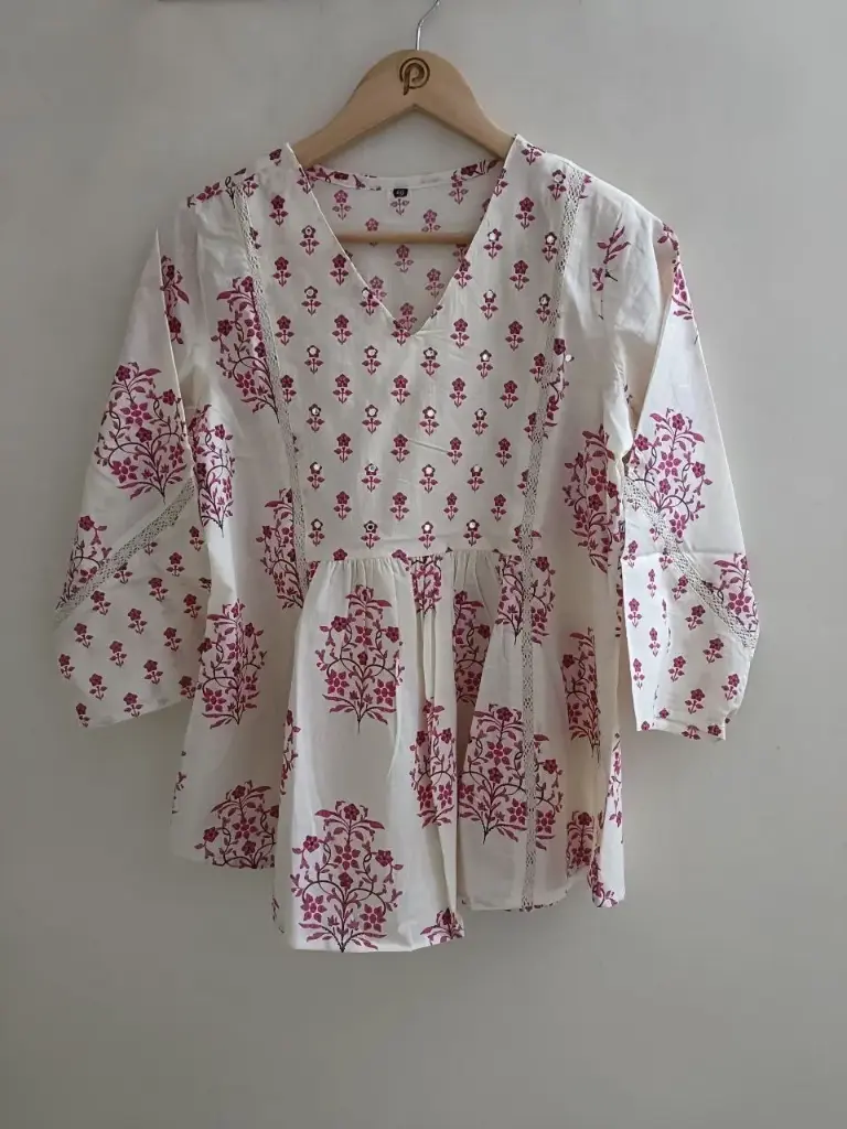 Blossom Charm Cotton Top