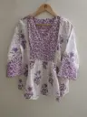 Lilac Garden Cotton Top