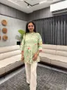 Pastel Garden Multi-Print Cotton Tunic