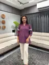 Ruby Indigo Mull Cotton Tunic