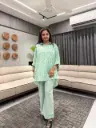 Mint Breeze Mull Cotton Co-Ord Set