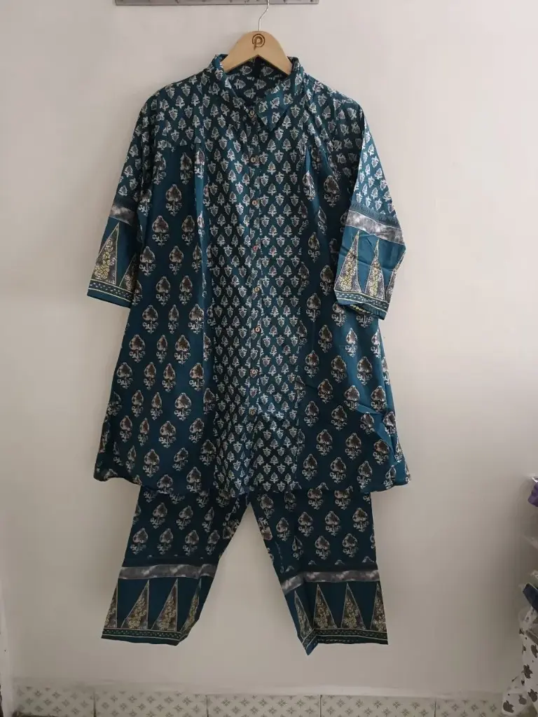 Teal Essence Cotton Cord Set