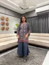 Indigo Ajrakh Grace Set