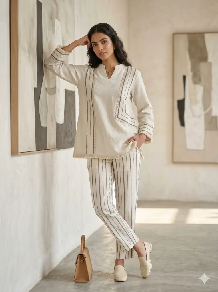 Ivory Line Grace Cotton Cord Set