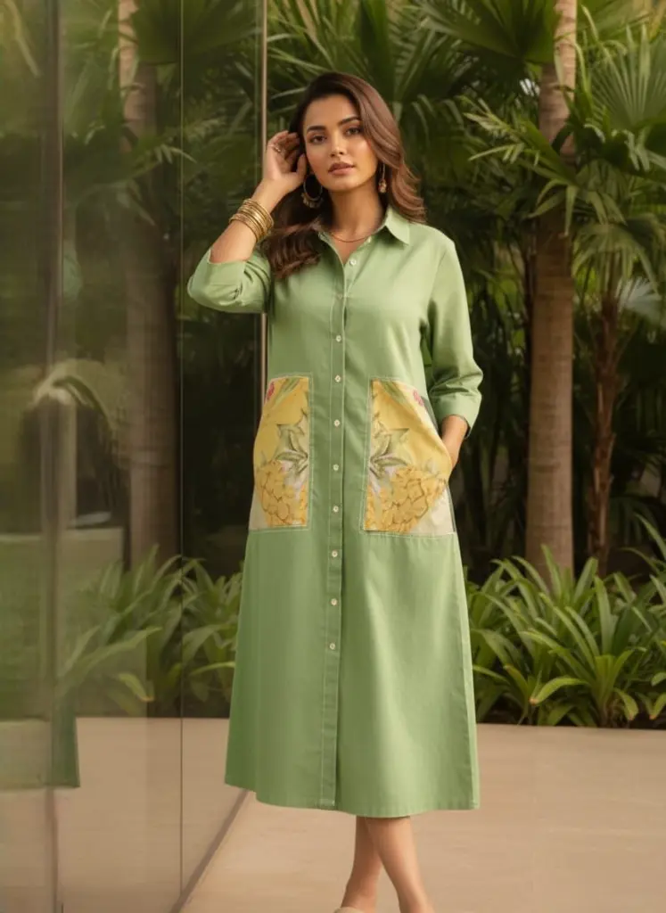 Floral Patch Elegance Dress