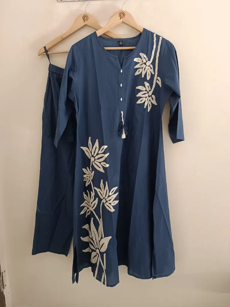 Indigo Lace Bloom 3-Piece Set