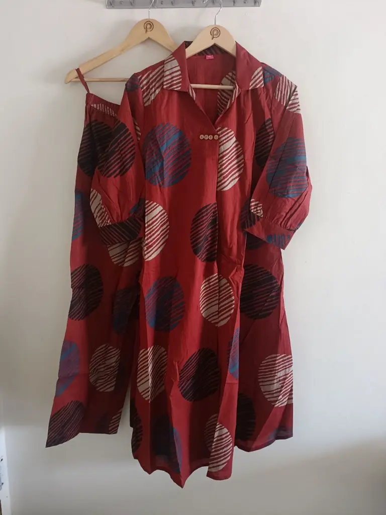 Urban Dots Cotton kurta Set