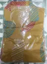 Mustard Circle Print Cotton Set