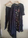 Midnight Bloom Mull Cotton Set