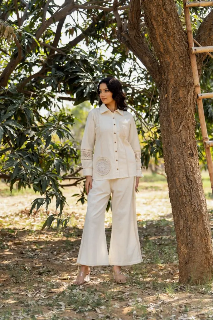 Ivory Grace Mull Cotton Set