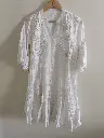 White Crochet Grace Mull Dress