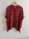 Ruby Ajrakh Mirror Kaftan Top