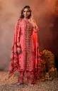 Pink Blossom Cotton Suit Set