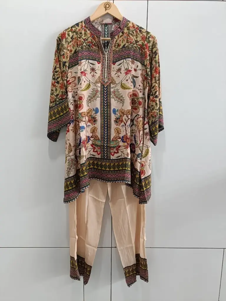 Ethnic Floral Fusion Co-ord Set