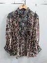 Royal Floral Crepe Shirt