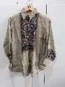 Royal Beige Crepe Shirt