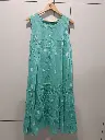 Mint Breeze Tiered Cotton One Piece Dress