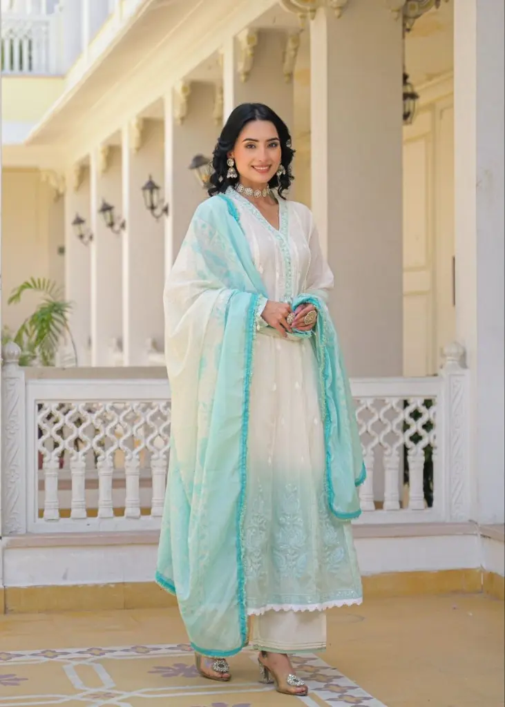 Aqua Grace Mull Cotton 3-Piece Set