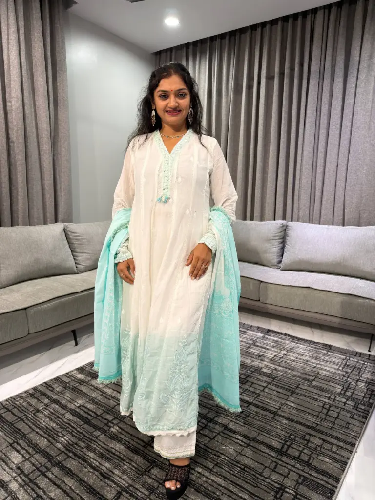 Aqua Grace Mull Cotton 3-Piece Set