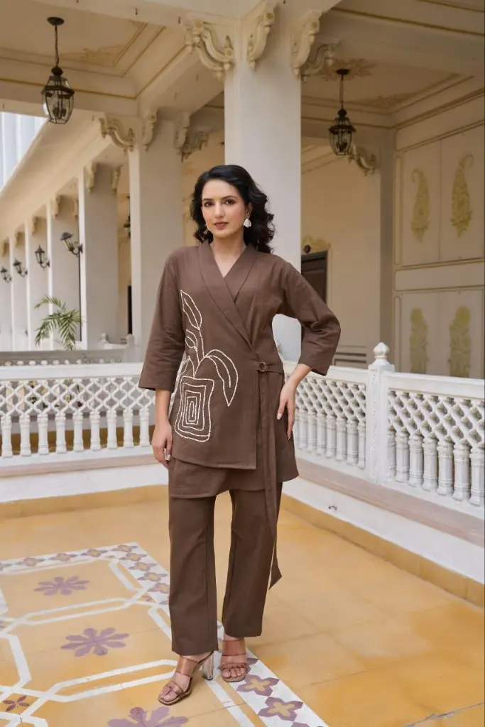 Mocha Wrap Flex Cotton Cord Set