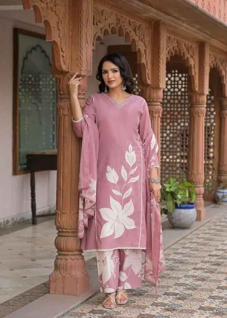 Blush Bloom Cotton 3-Piece Set