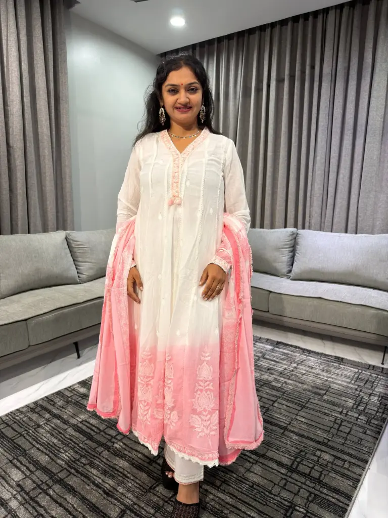 Blush Noor Mull Cotton Suit Set