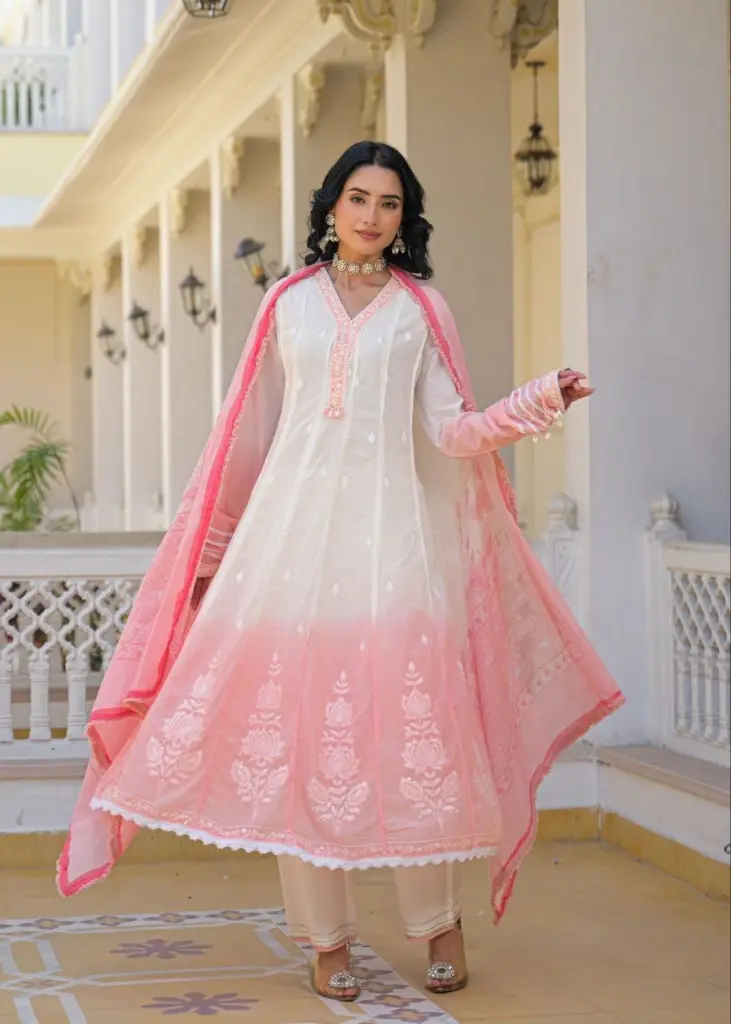 Blush Noor Mull Cotton Suit Set