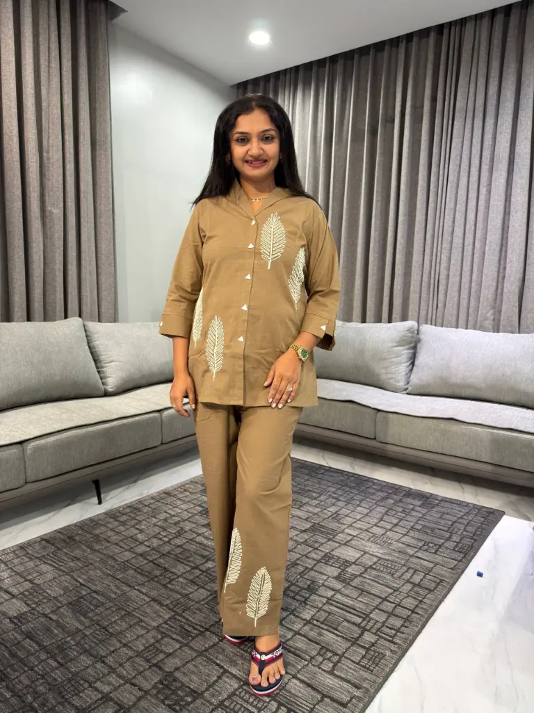 Sage Leaf Cotton Co-ord Set