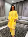 Lemon Blossom Mull Cotton Set
