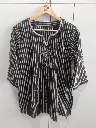 Noir Stripe Cotton Top