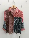 Ruby Noir Patchwork Muslin Shirt