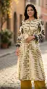 Olive Aura Viscose Muslin Kurta Set