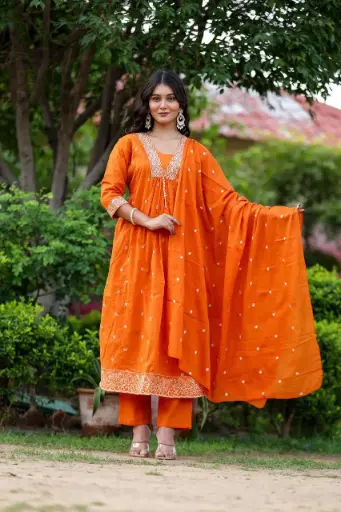 Marigold Muse 3-Piece Ethnic Set