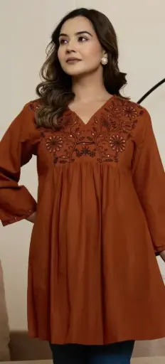 Orange Blossom Everyday cotton Tunic