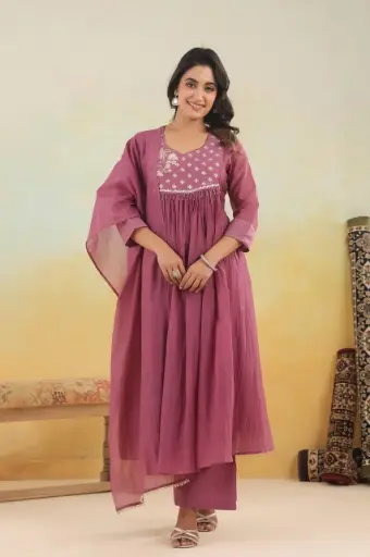 Ishita Embroidered Elegance 3Pc Suit