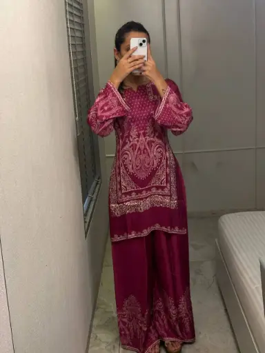 Gulnaar Kashmira Print Co-ord Set