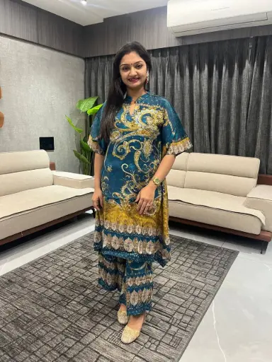 Aiyana Kashmira Kaftan Co-ord Set