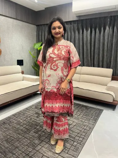 Zarah Kashmira Print Kaftan Co-ord Set