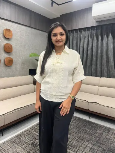 Ivory Lace Breeze Linen Top