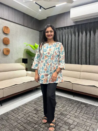 Bloom Breeze Flex Cotton Tunic