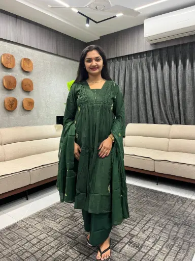 Emerald Grace Cotton 3-Piece Set