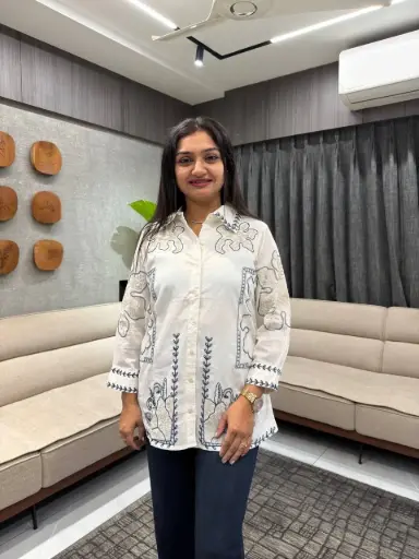 Imperial Embroidered Cotton Shirt Top