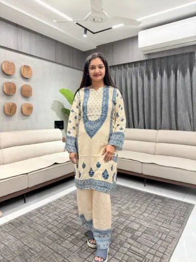 Neel Kashmira Heritage Muslin Co-ord Set