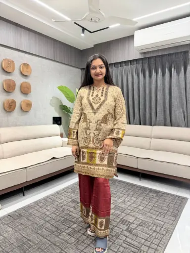 Zariya Heritage Muslin Co-ord Set