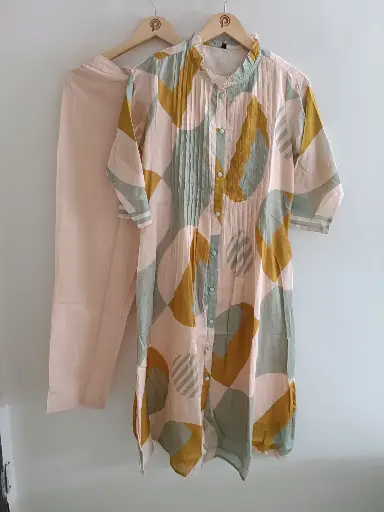 Pastel Canvas Mull Cotton Set