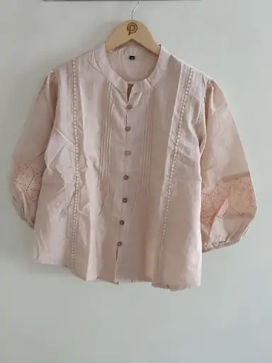 Nude Elegance Cotton Top