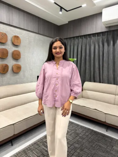 Lavender Grace Cotton Top
