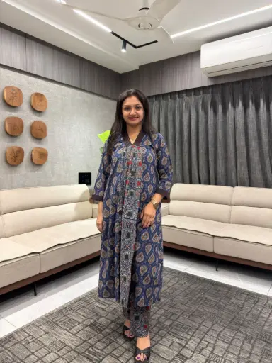 Heritage Ajrakh 2-Piece Cotton Dress