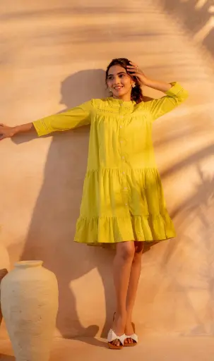 Sunshine Dobby Cotton Tunic